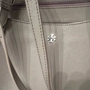 Tory Burch Tan Saffiano Leather Tote